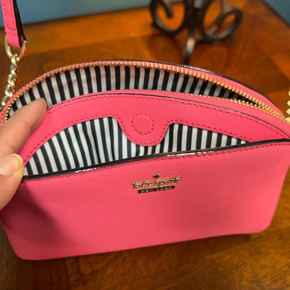 Kate Spade Cameron Street Blossom Hilli color bright flamingo Crossbody Bag - Picture 6 of 13